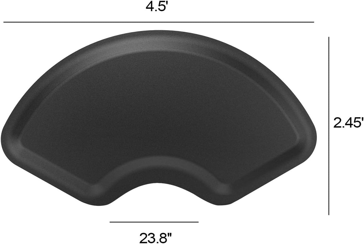 Anti-Fatigue Salon Floor Mat for Hair Stylists - Water-Resistant, Cushioned, 4.5 x 2.45 ft
