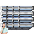 16-Pack Razor Blade Refills for Mach 3 Men’s Shaving Razors - Compatible with Gillette