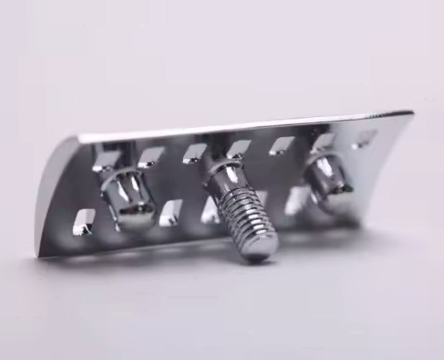 Yaqi Chrome Knight Helmet Safety Razor Head for Double Edge Shaving