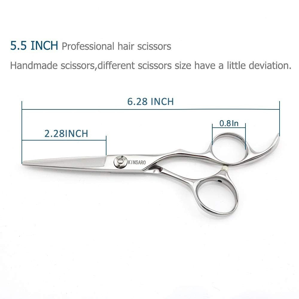 Professional Hair Cutting Scissors 5.5 Inch High-Carbon Steel Barber Shears