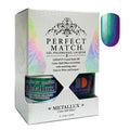 Gel Nail Polish Set with Matching Lacquer - Hypnotic Metallux 0.5 Oz