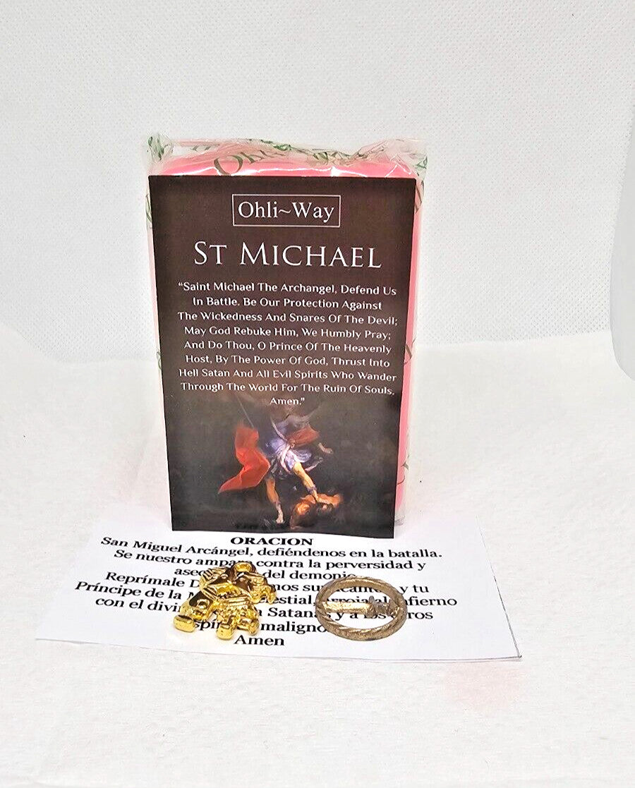 Protection & Prosperity Bar Soap with Miraculous Herbs - San Miguel Arcangel
