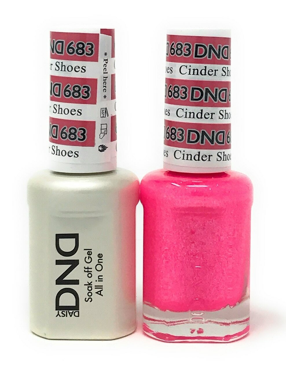 DND Daisy Soak Off Gel Polish Duo Set - Long-Lasting Salon Nail Care