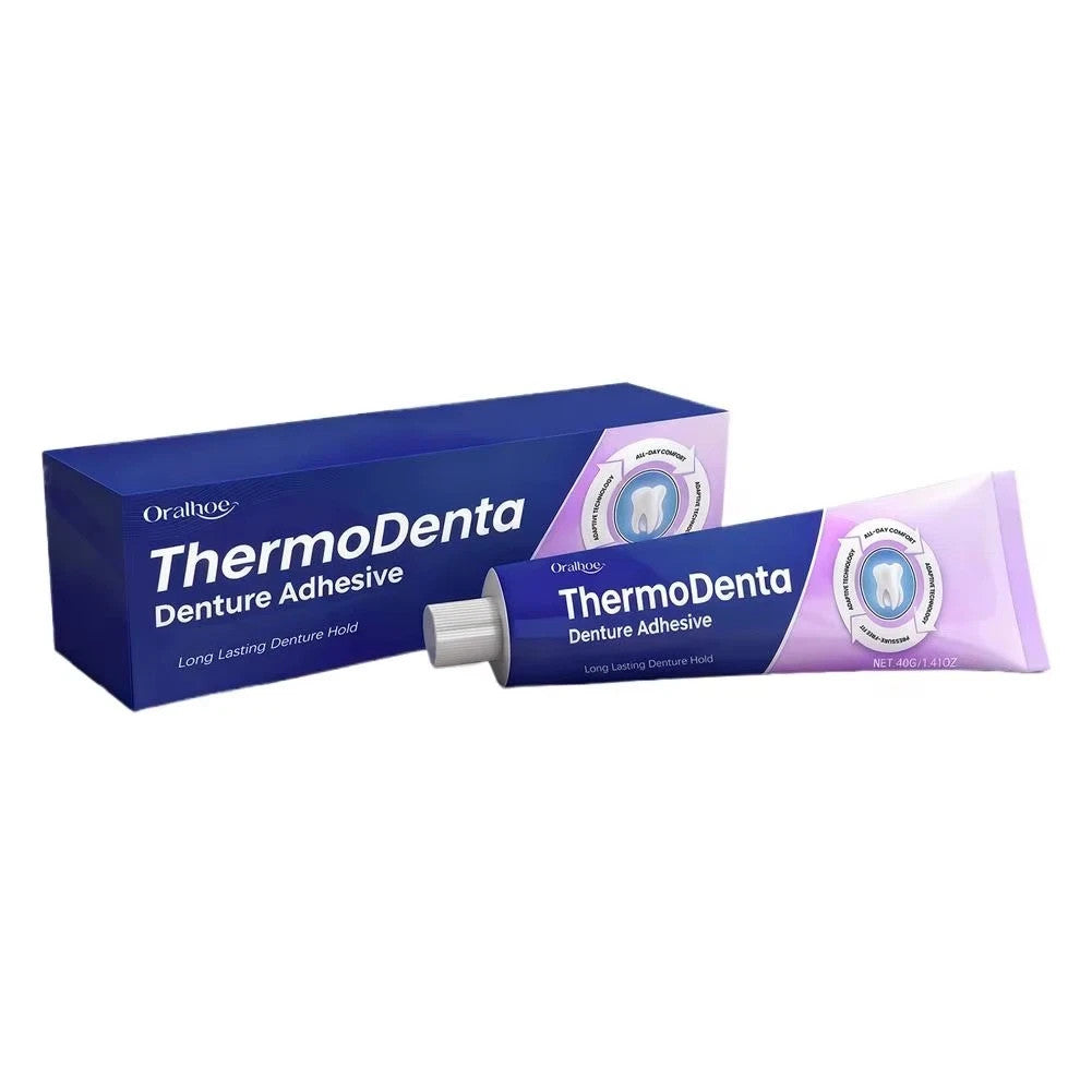 Denture Adhesive Strong Hold Zinc-Free 40g - Reliable Denture Fixative