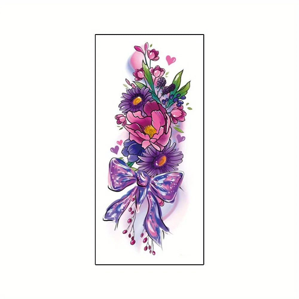 Temporary Tattoo Sticker Set for Women — Butterfly Love Fashion Body Art