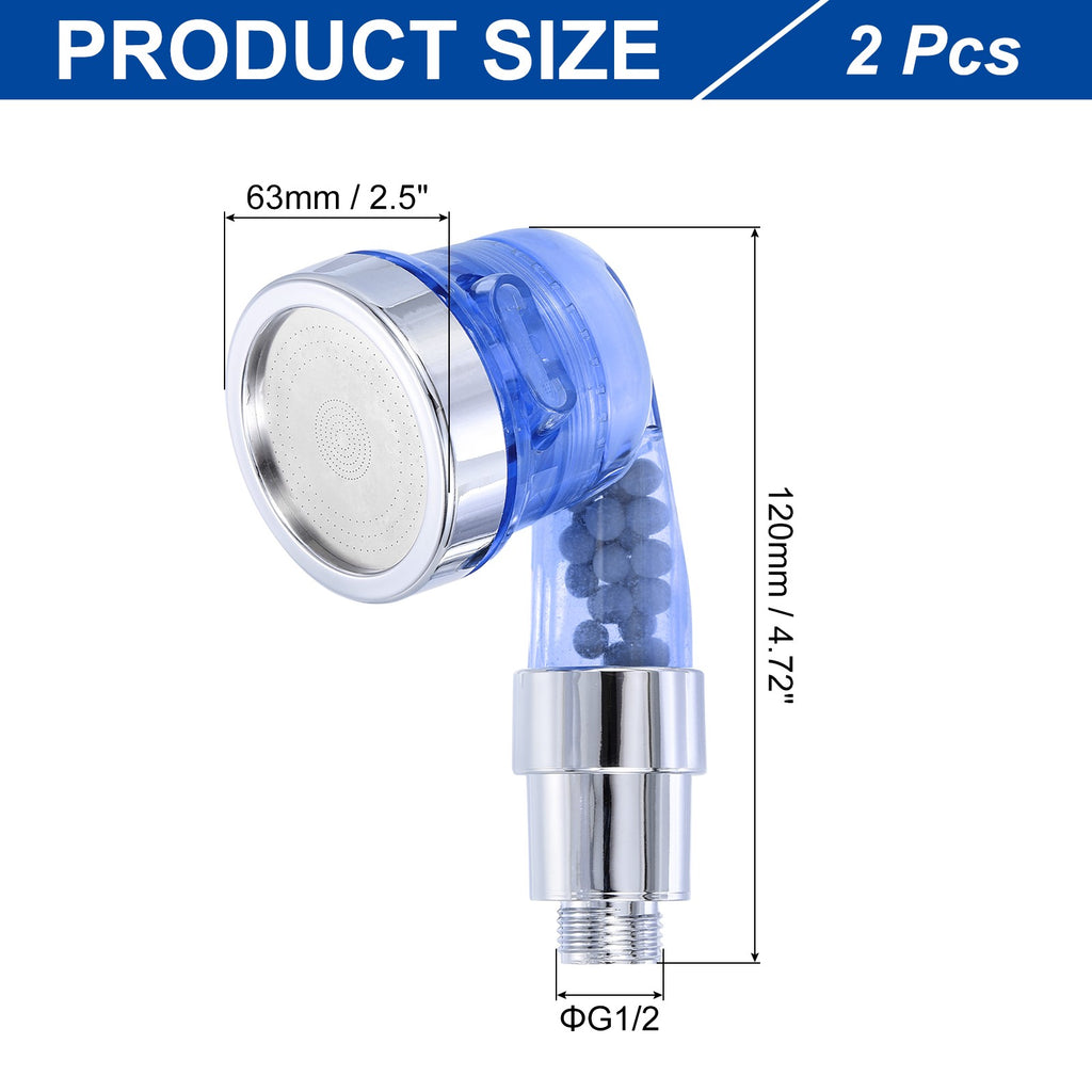 2Pcs Salon Shampoo Bowl Sprayer Heads Sink Faucet Attachments Purple