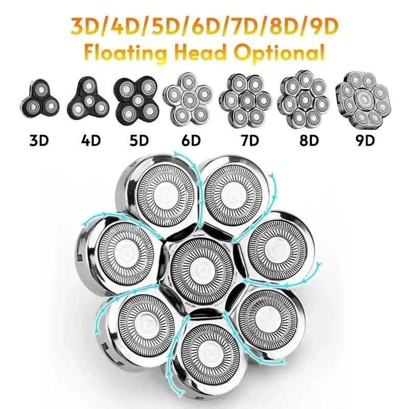 Electric Shaver Head Replacement 3D 4D 5D 6D 7D 8D 9D Compatible