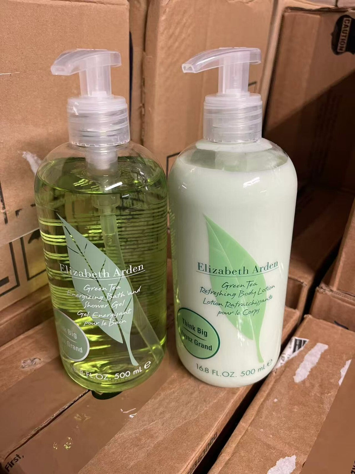 Elizabeth Arden Green Tea Body Lotion & Refreshing Shower Gel Set - 500ml Each