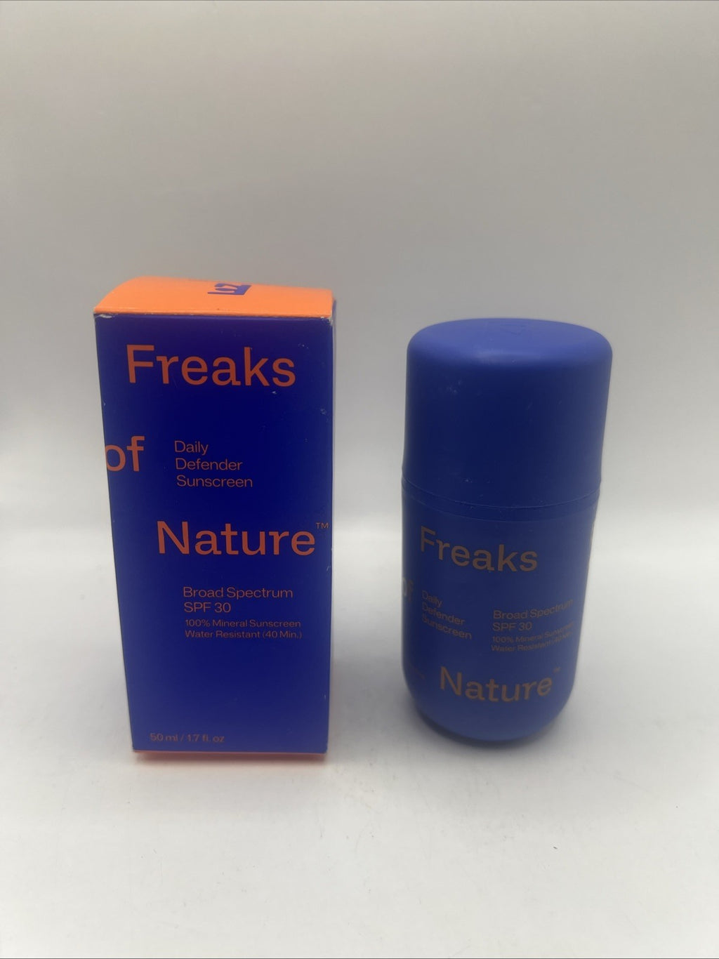 Mineral Sunscreen SPF 30 - Reef Safe, Water-Resistant, Travel Size