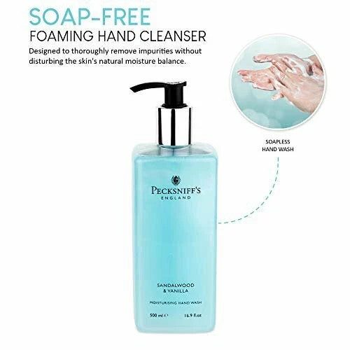 Moisturizing Hand Wash Set - Sandalwood & Vanilla Fragrance, 2x 24.5 Fl Oz