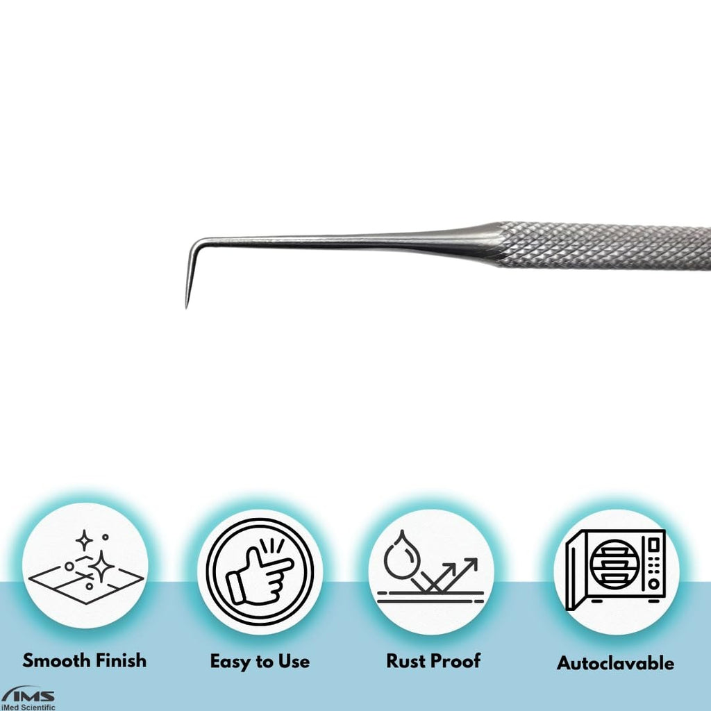 Dental Tartar Scraper Tool for Oral Hygiene - Stainless Steel Pick Set