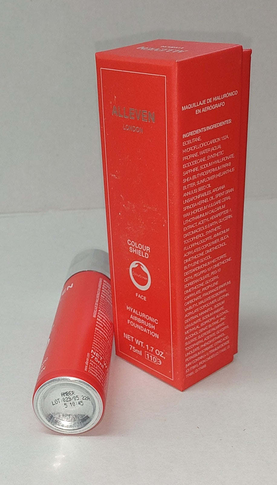 Alleven London Colour Shield Body Hydrating Tinted SPF Protection Spray 1.7 oz