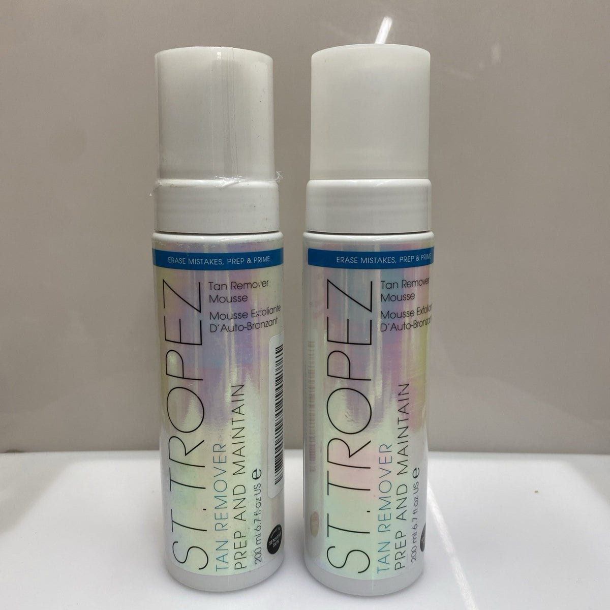 Tan Remover Mousse & Primer 2-in-1 - Unsealed, 6.7 Fl Oz (2 Pack)