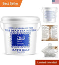 Pure Dead Sea Salt for Bath - 5lb Unscented Mineral-Rich Soak
