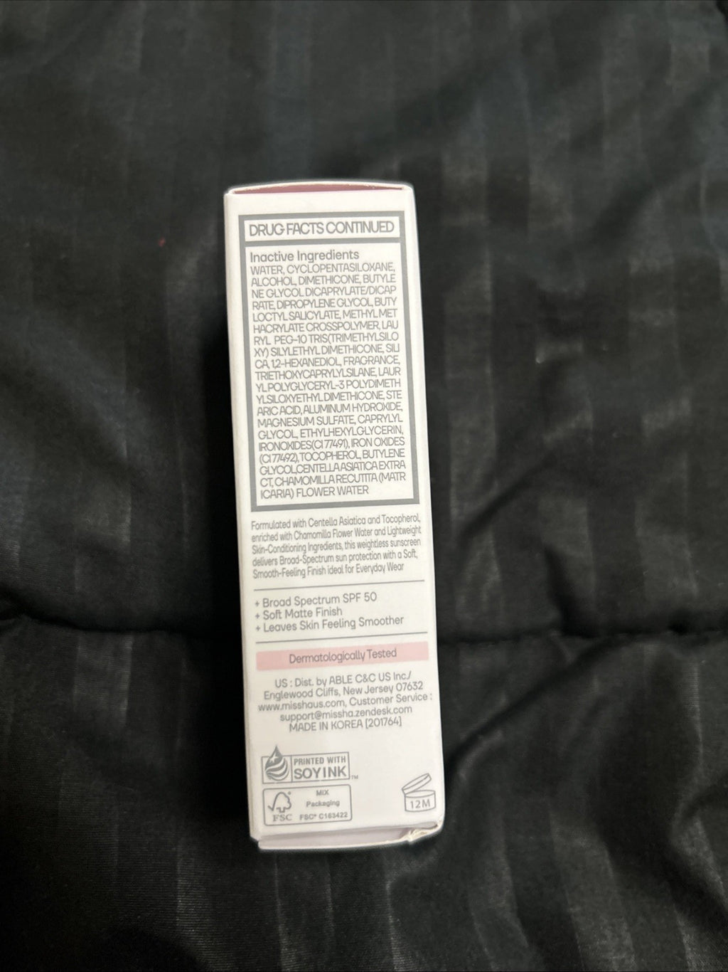 MISSHA Glow Weightless Priming Sunscreen SPF 50+ 50ml Face Primer & Sunblock