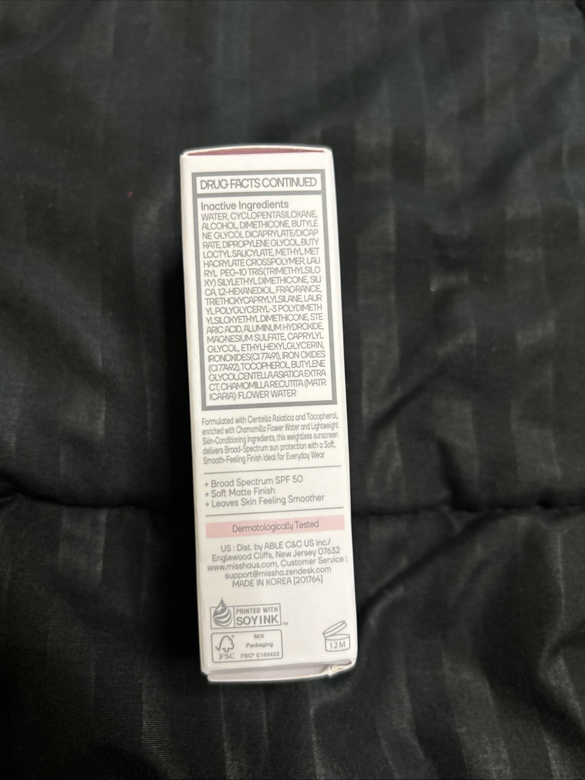 MISSHA Glow Weightless Priming Sunscreen SPF 50+ 50ml Face Primer & Sunblock