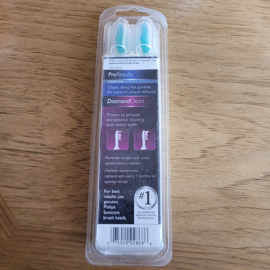 Phillips Sonicare Diamond Clean Replacement Toothbrush Heads - HX6013/46