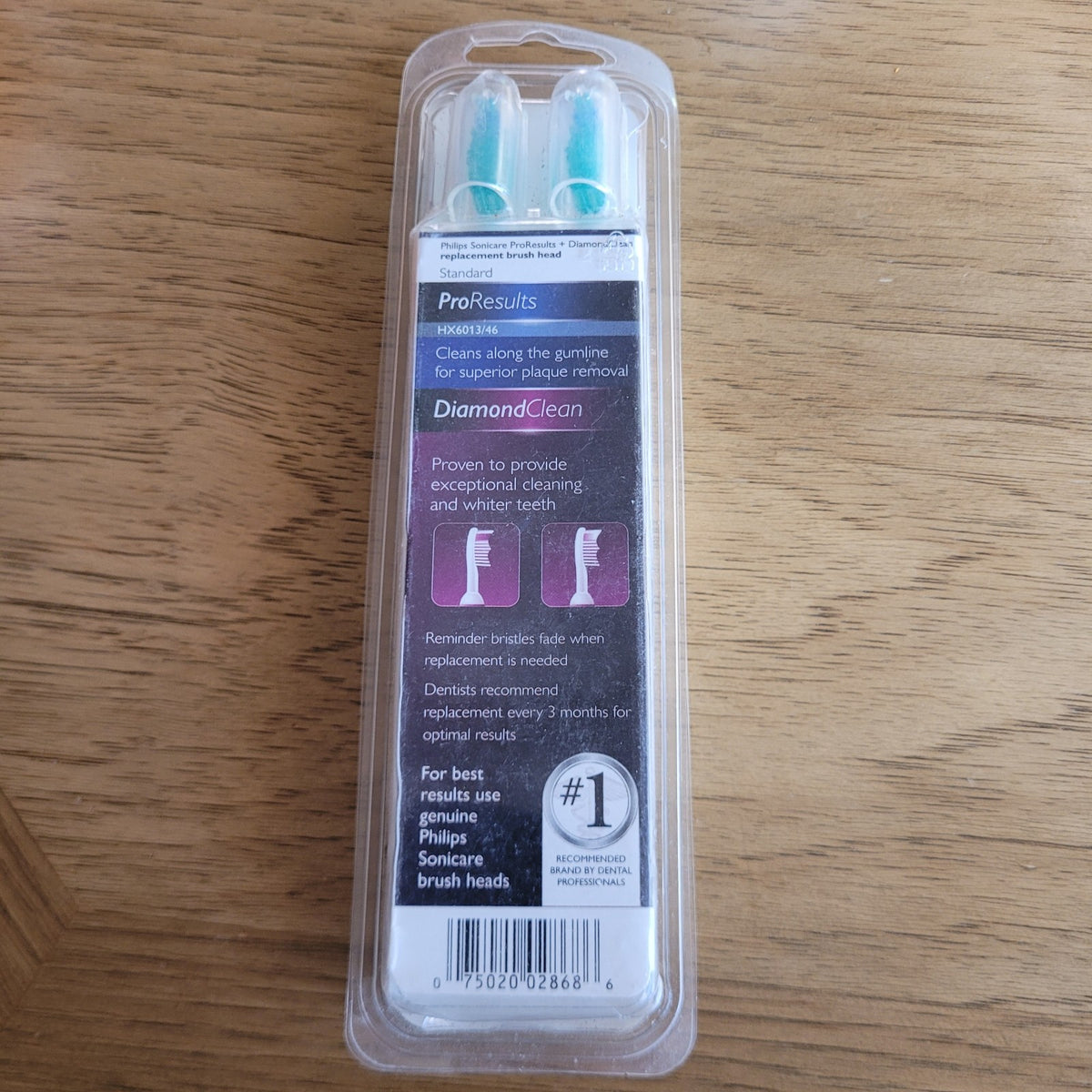 Phillips Sonicare Diamond Clean Replacement Toothbrush Heads - HX6013/46