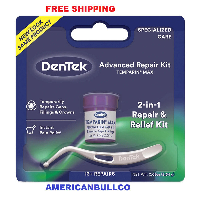 Dental Repair Kit for Loose Fillings - Emergency Temporary Tooth Fix, 13+ Repairs