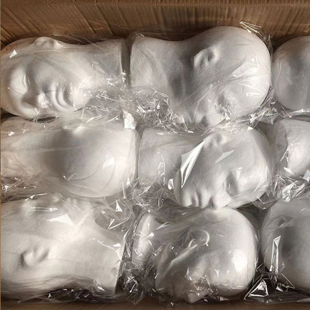Lightweight Male Foam Mannequin Head for Wig Display and DIY Projects