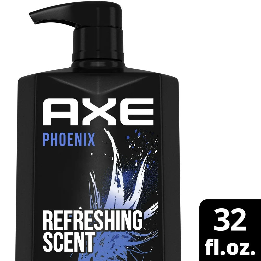 Men's Body Wash with Mint & Rosemary - Long Lasting Refreshing Shower Gel, 32 fl oz
