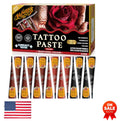 Temporary Tattoo Cone Kit 14 Pcs in 3 Colors – Black, Cherry Red, Reddish-Brown Skin