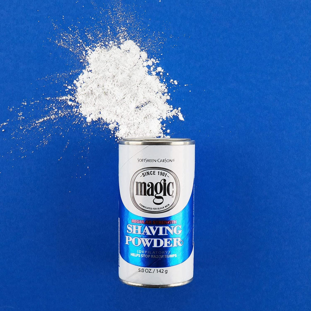 Blue Regular Strength Shaving Powder 5 oz Pack of 5