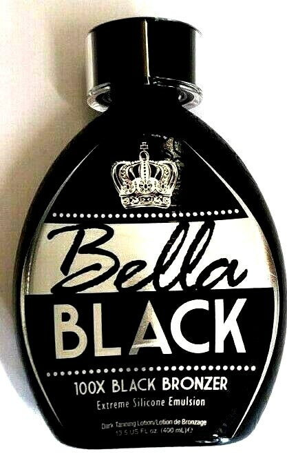 Black Bronzer Tanning Lotion for Indoor & Outdoor Use - Silicone DHA Formula