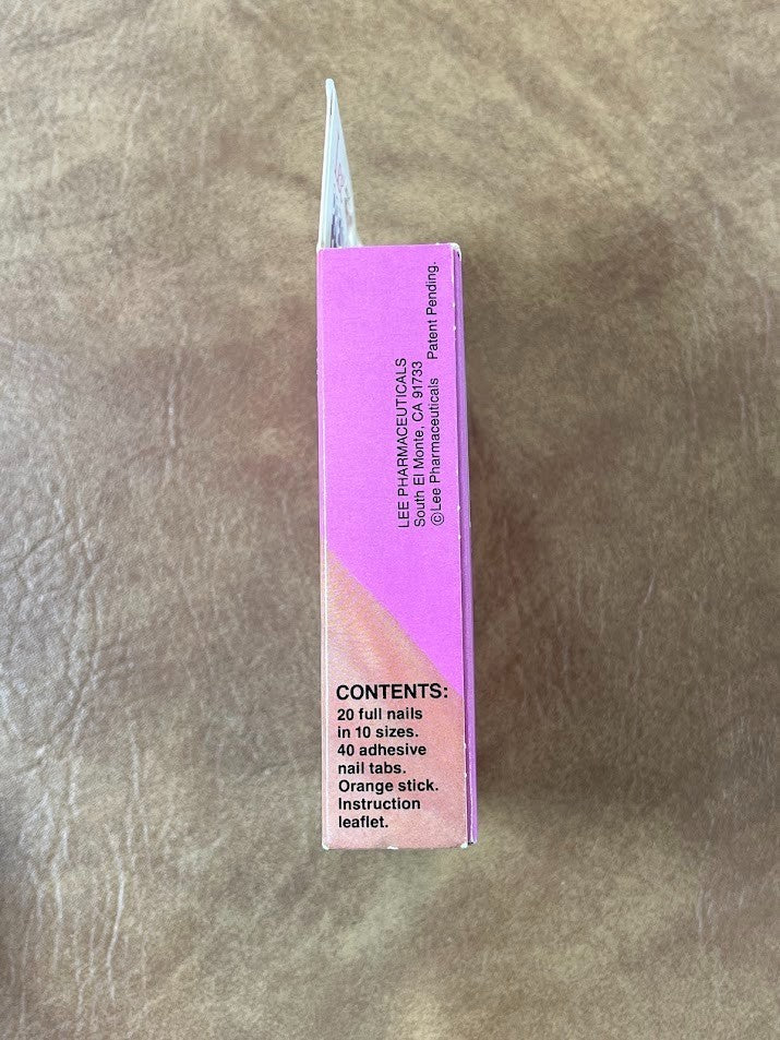 Vintage 1985 Lee Nails Press-On Nails 2 Full Sets with Tabs Sealed