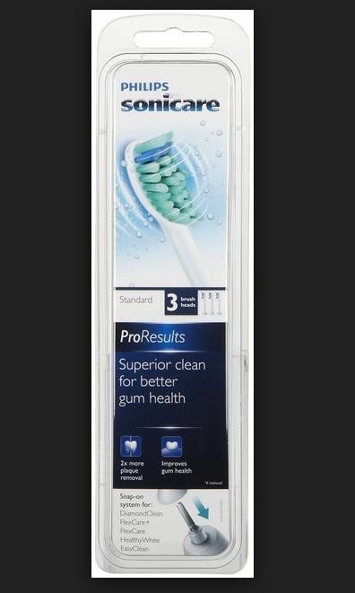 3 Pack Replacement Toothbrush Heads for Sonicare Flexcare Models
