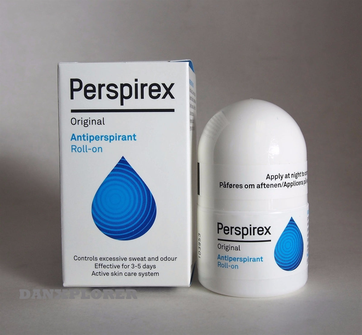 Perspirex Original Antiperspirant Roll-On - 20ml Long-Lasting Sweat & Odour Protection