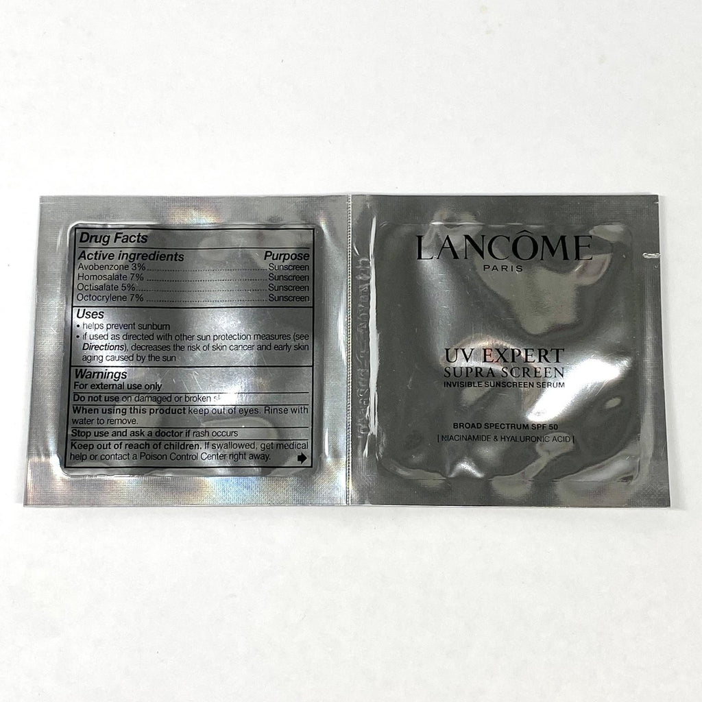 Lancôme SPF 50 Sunscreen Serum Sample Lot - Invisible, Lightweight UV Protection