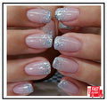 Short Press On Nails Set - Glossy Fake Nail Tips for Manicure, 30 Pieces