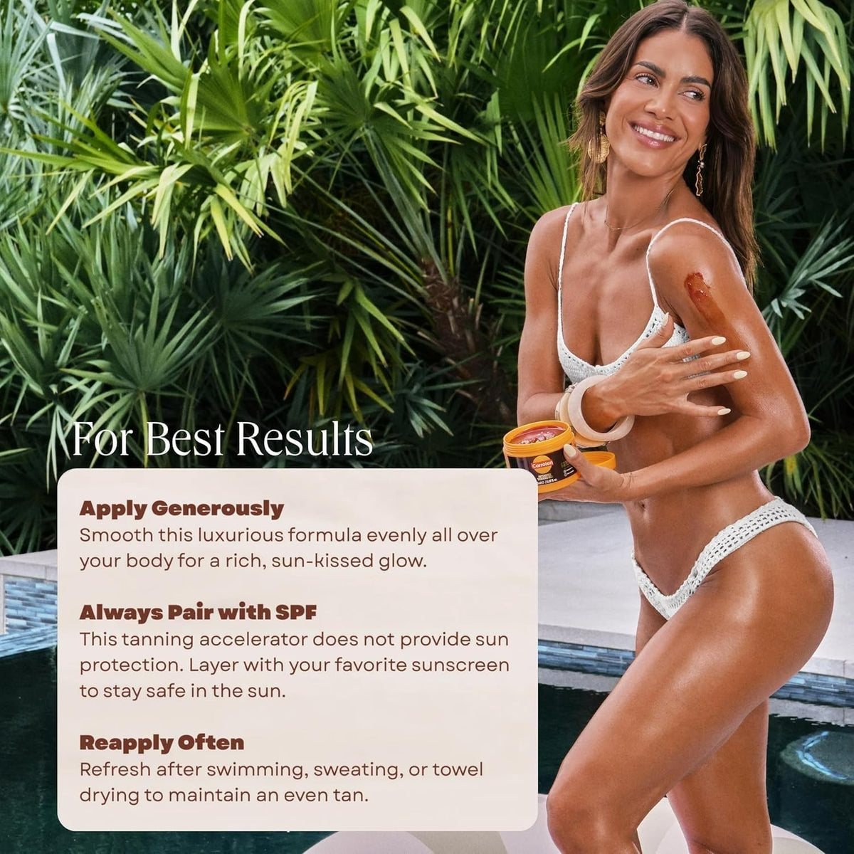 Carroten Intensive Tanning Gel 150ml Sun-Kissed Glow & Deep Tan with Carrot & Coconut Oil