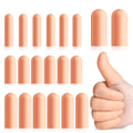 Gel Finger Protectors Set 20 Pcs Silicone Fingertip Covers for Pain Relief & Skin Care