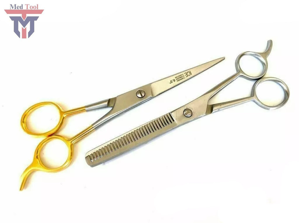6.5-Inch Professional Hair Cutting Japanese Scissors Thinning Barber Shears Set