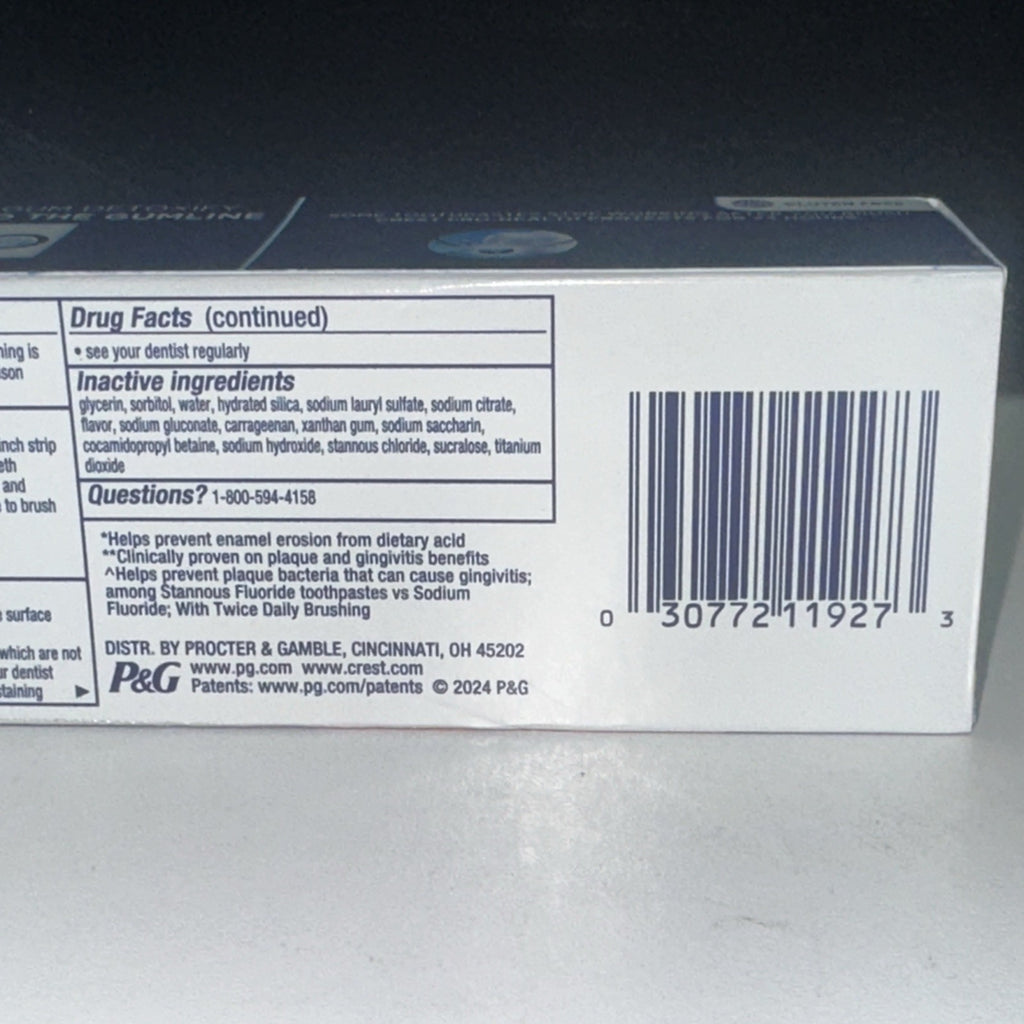 Crest Advanced Max Cavity & Erosion Protection Toothpaste 5.1 oz 6 Pack