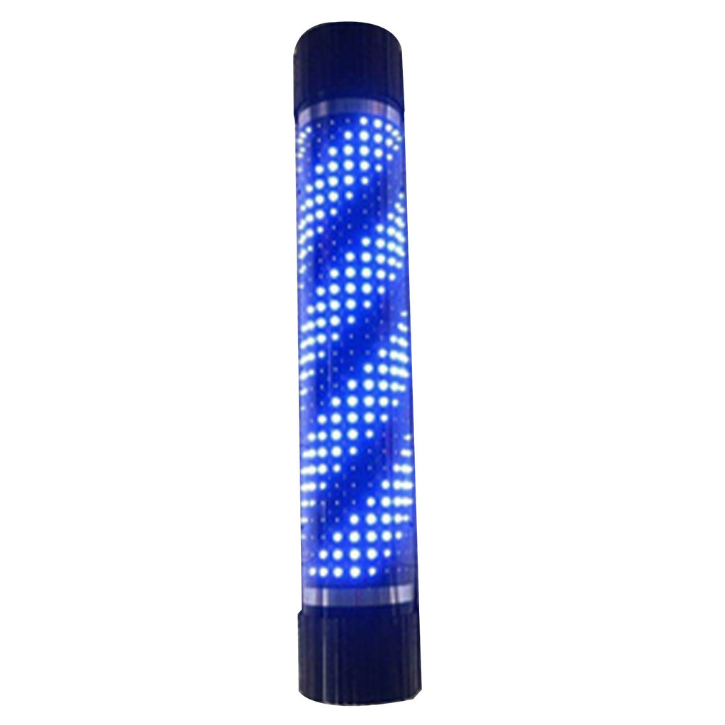 33-Inch Colorful Rotating LED Salon Light Outdoor Waterproof Display