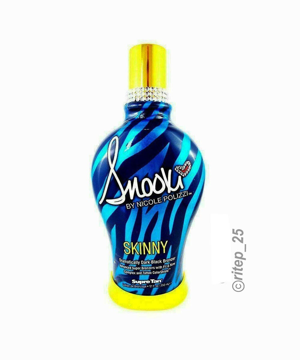 Dark Tanning Lotion - Black Bronzer with Firming & Tattoo Protection, 12 Oz (2 Pack)