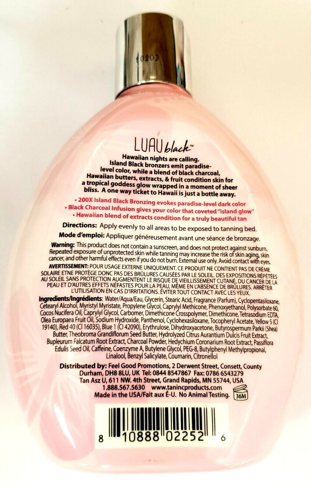Black Bronzers Tanning Lotion 13.5 oz - Deep Sunless Glow for Dark Bronze