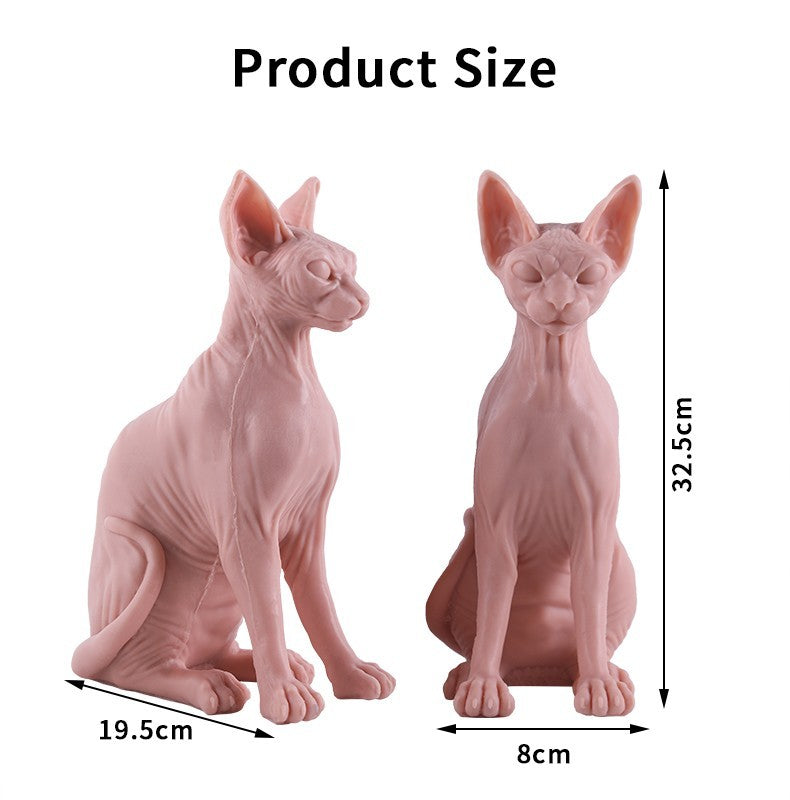High Simulation Silicone Cat Model Tattoo Practice Skin Premium Rubber