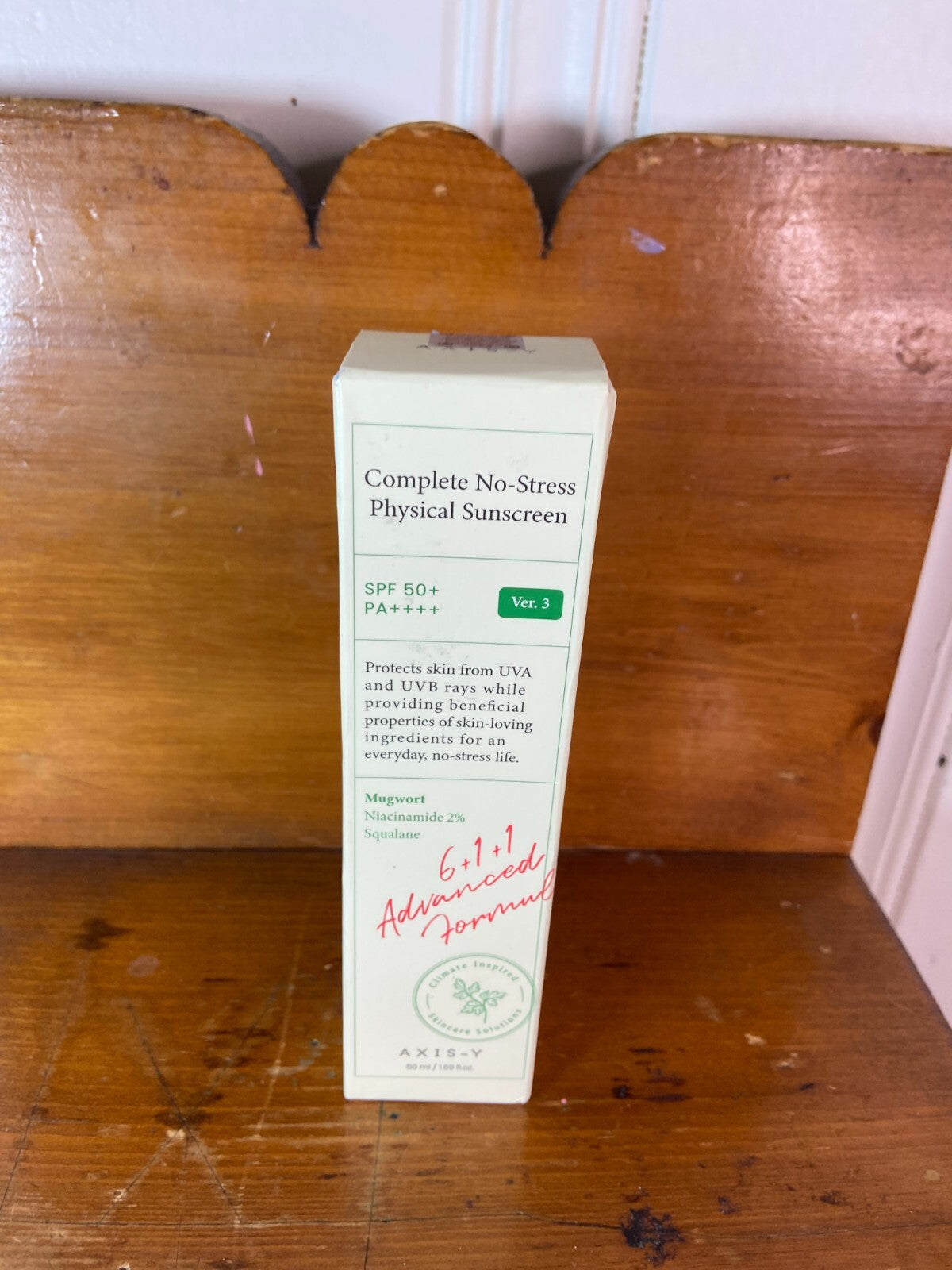 SPF 50 PA++++ Physical Sunscreen with 1.69 fl oz - No-Stress Formula