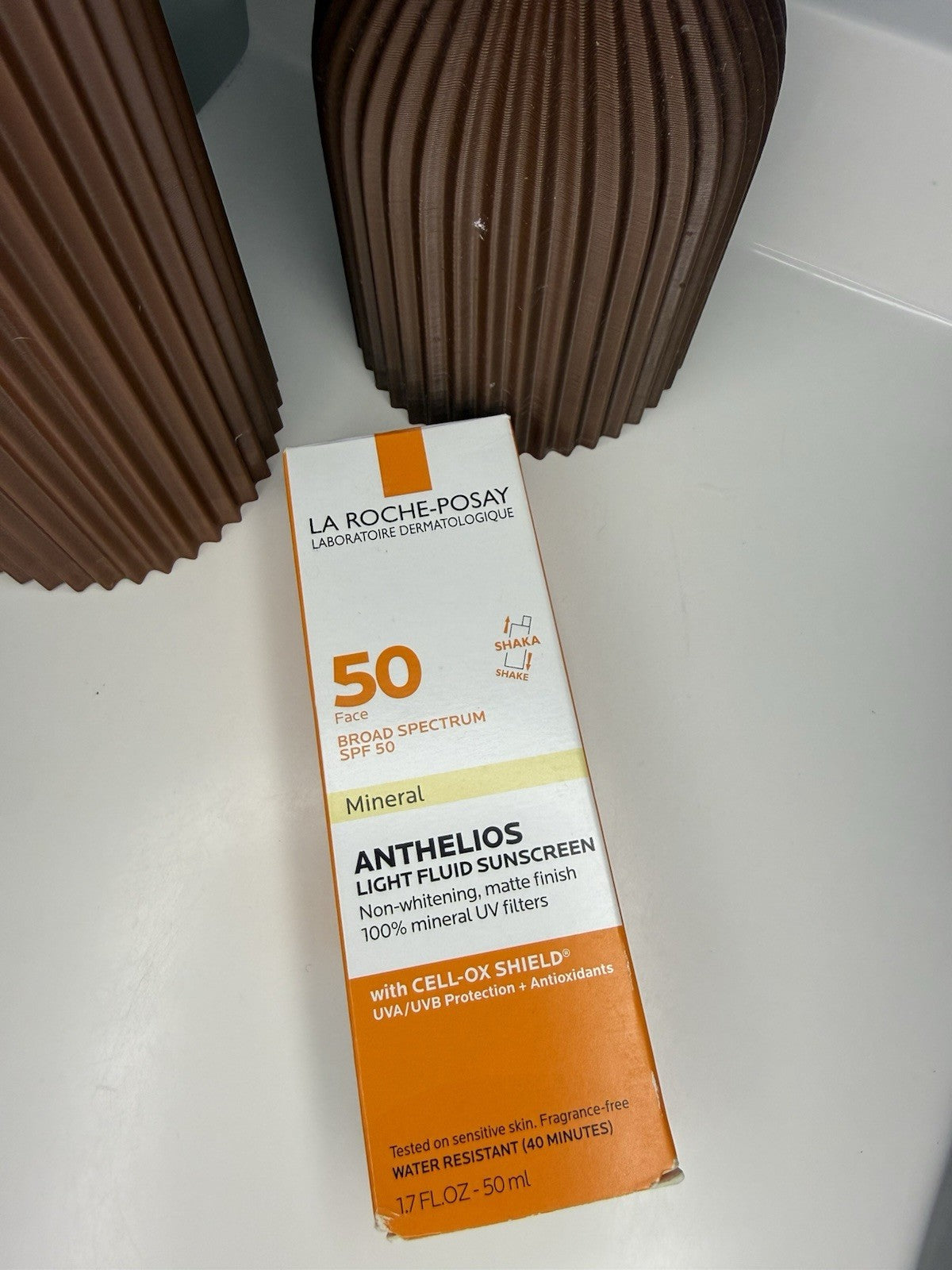 SPF 50 Tinted Sunscreen Fluid - Ultra-Light, Broad Spectrum UV Protection