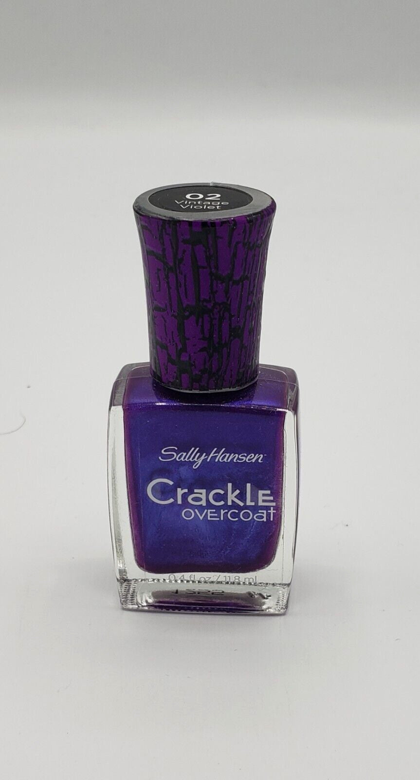 Crackle Overcoat Nail Polish - Vintage Violet, 02