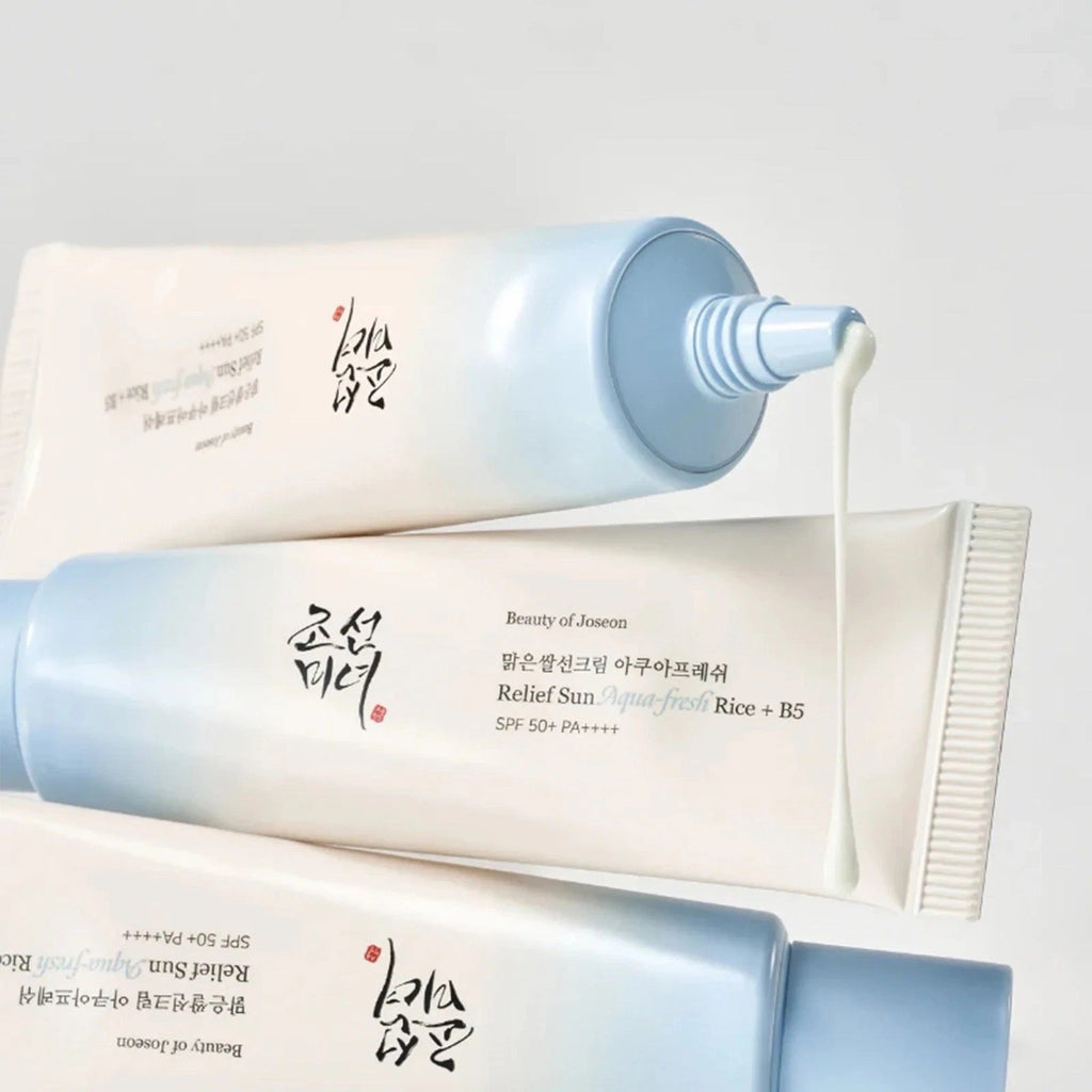 Relief Sun Aqua-Fresh Rice + B5 SPF50+ PA++++ Sunscreen Set - 50ml 2 Pack