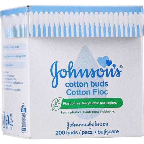 Cotton Buds Pack of 200 - Gentle Baby & Makeup Remover Cotton Swabs