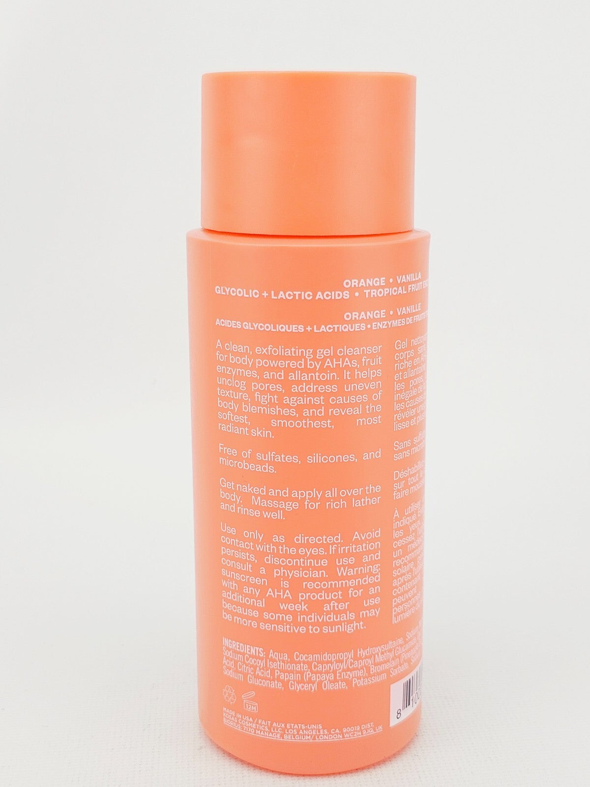 Exfoliating Body Wash with AHA Enzymes - Juicy Clean Good Skin 9 oz