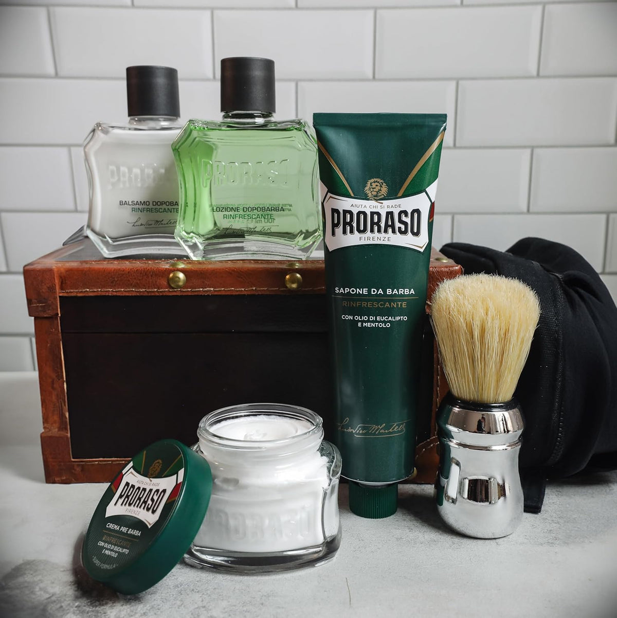 Refreshing Men’s Shaving Cream with Menthol - Paraben-Free, 5 oz