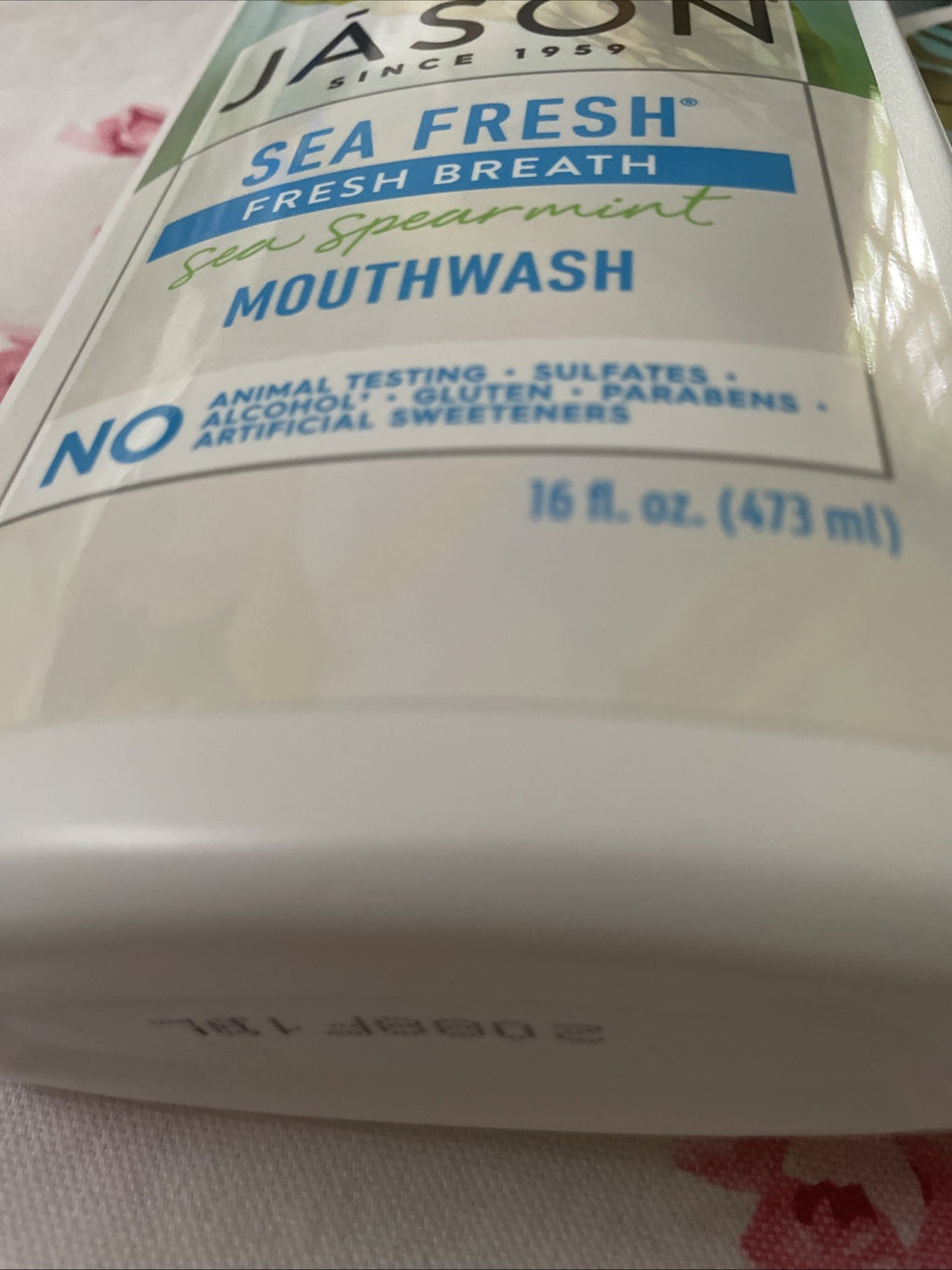 Sea Spearmint Mouthwash 16oz - Fresh Breath Oral Care