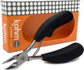 Heavy-Duty Stainless Steel Toenail Clippers - Extra-Wide Blade & Rubber Handle
